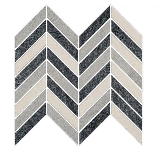 Mosaïque Céramique Jasba Labradorite – Bleu Brillant, Marbre – 297x297mm – Lot